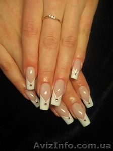 Наращивание ногтей,  ресниц. Покрытие Шеллак #195981