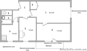 Продаю 3-х комнатную квартиру в Запорожье недорого и бістро #236245