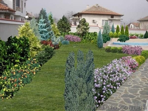 Ландшафтный дизайнер с бригадой. #225402