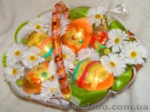 Пасхальный подарочный набор. Мыло ручной работы. #232446