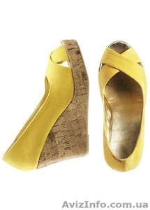 туфли летние-лодочки на танкетке #232227