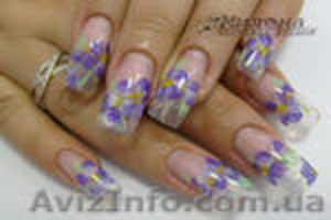 наращивание ногтей гелем качественно #218563