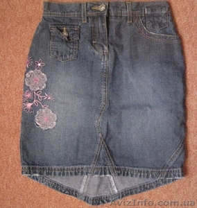 Джинсовая плотная юбка Marks&Spencer #224442