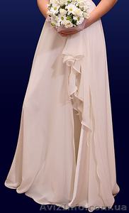 свадебное платье цвета шампань #228689