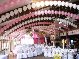 Оформлення повітряними і гелієвими кульками,  аеродизайн,  гірлянди,  арки,  серця #231022