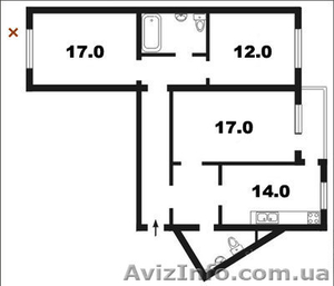 Продажа 3х ком. квартиры без посредников. #247094