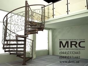 Винтовая лестница от ДОМ тм на www.dom.ua #233210