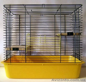 Большая клетка для хорьков или шиншил h90х80х45 #224768