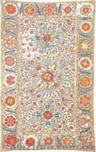 SILK Suzani Bed covers,  Pilow Covers #218132