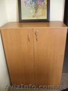 Тумба для инвентаря двухсекционная светлая #228912