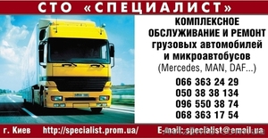 Комплексный ремонт и обслуживание грузовых автомобилей Мерседес,  МАН, ДАФ, Рено #225961