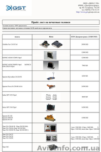 Печатные головки,  запасные части #198451