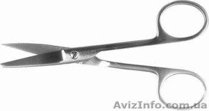 Н-33 Ножницы с 1 острым концом прямые ,  140 мм #261384