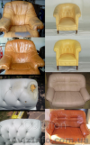 восстановление,  ремонт,  покраска поверхностей из кожи,  винила,  велюра,  пластика  #253342