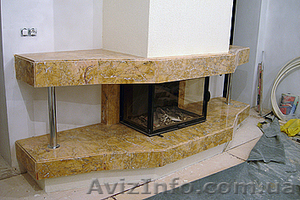 Камин Мрамор.Камин мрамор Киев.Облицовка Каминов. #272094
