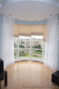 Карнизы,  ролеты,  жалюзи. Пошив штор, гардин,  текстильного декора. #165230