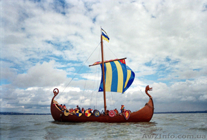 Модель древнеславянской ладьи 9-10 веков. #272716