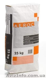 Клей для газоблоков Аэрок летний,  зимний #257405