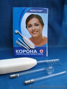 Дарсонваль КОРОНА- аппарат для местной дарсонвализации (3 электрода)  #271122