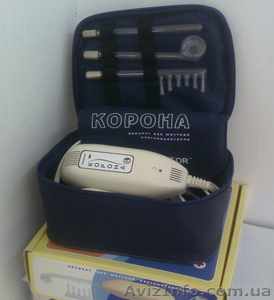 Дарсонваль КОРОНА в барсетке - аппарат дарсонвализации (3 электрода)  #272466