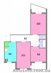 Продам 3-комн.,  62000 у.е.,  ул. Куйбышева (рядом с ГАИ) #273955