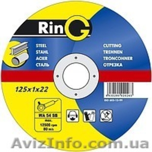 Абразивные круги RinG отрезные и зачистные #254993