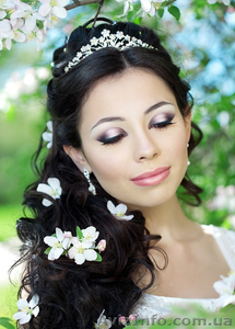 Свадебный визаж. Свадебная прическа. #275160