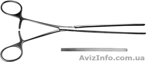 З-40-1 Зажим кишечный эластичный д/взрослых прямой,  240 мм #261264