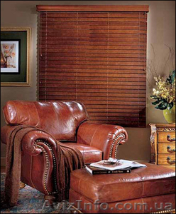 Деревянные жалюзи,   природный комфорт,  уют в доме. Продажа,  установка. Симферопо #301961