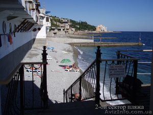 ОТДЫХ в Ялте.Сдам эллинг на берегу моря. #291929