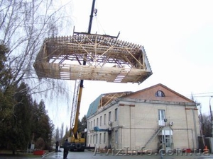 Деревянная кровельная конструкция #295441