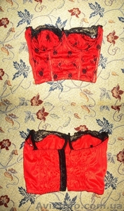 корсетик красненький #304828