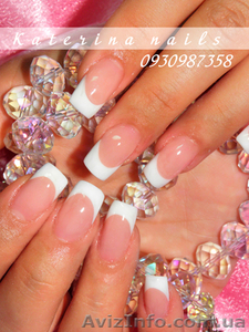 Наращивание ногтей, коррекция,  маникюр, художественная роспись, обучение #308495