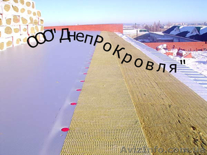 Устройство кровли из ПВХ и ТПО мембраны #292979