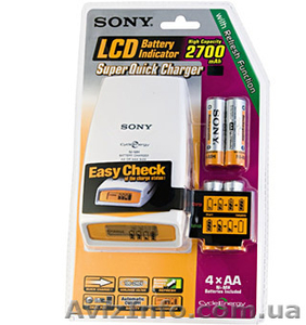 Sony SuperQuick charger LCD 4AA 2700mAh #300226