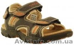 ЕССО ,  GEOX детские сандали,  босоножки на мальчика-оригинал- кожа/замша    #300829