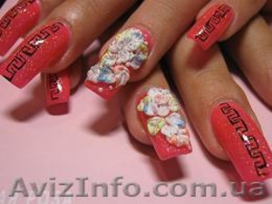 Курсы маникюра и наращивания ногтей(гель,  акрил).   #308909