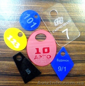 гардеробные номерки #280358