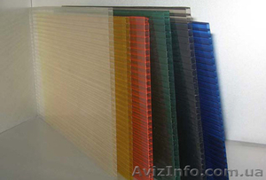 Сотовый поликарбонат - листовой пластик для строительства. #321822