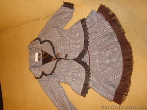 Продам костюм на девочку-юбка и пиджак рост 120-130 #329857