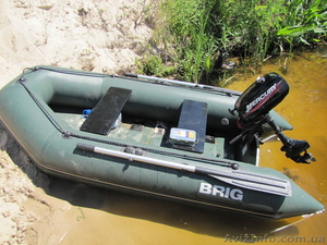 Лодка надувная Brig 265см + двигатель Mercury 3.3 #314740