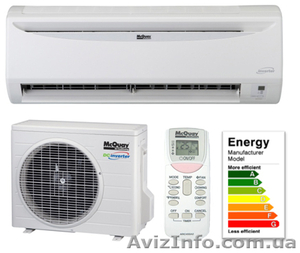 McQuay M5WMY10KR/M5LCY10ER инверторные сплит-системы,  компрессор DAIKIN #335831