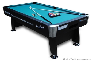 Бильярдный стол для пула ''RIGA NEW'' 7 ф (черная) #316632