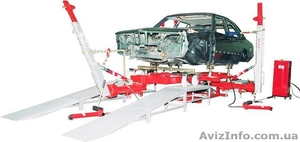 Стенд для рихтовки кузова на ножничном подъемнике МАСТЕР.