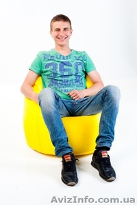 КРЕСЛО-МЕШОК, КРЕСЛО-ГРУША, ПУФИКИ, БЕСКАРКАСНАЯ МЕБЕЛЬ, BEAN- #329024