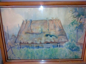 Антикварна художня картина у відмінному стані #349630