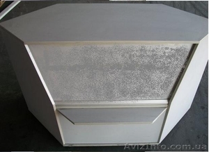 Витрина напольная с при кассовым столом #340305