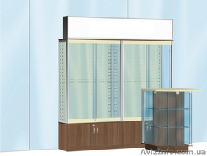 Торговое оборудование: шкафы с подсветкой и латбокс #350209