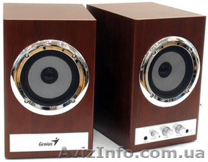 Колонки Genius SP-HF800X (2x10W,  дерево)б/у #350754