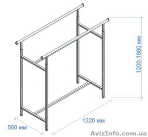Торговое оборудование. Вешала мобильные #363231